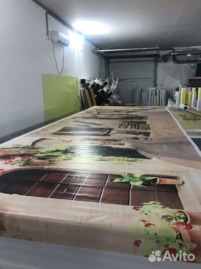 Печать баннеров, уф печать,интерьерная печать