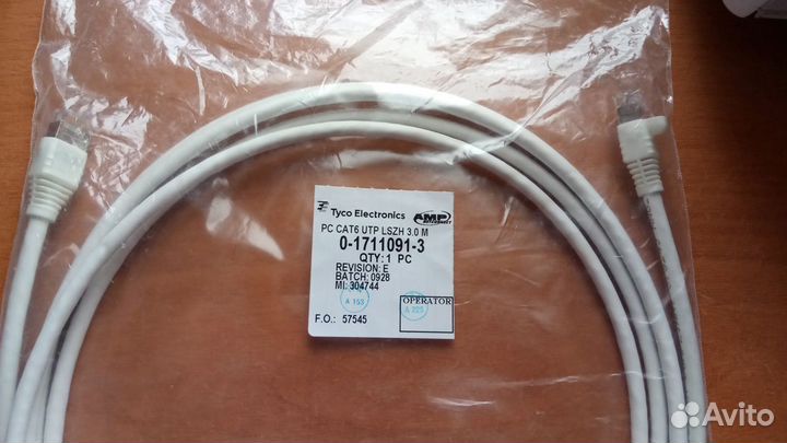 Кабель Патч- Корд Tyco Electronics