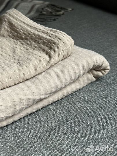 Постельное белье однотонное жатка jysk