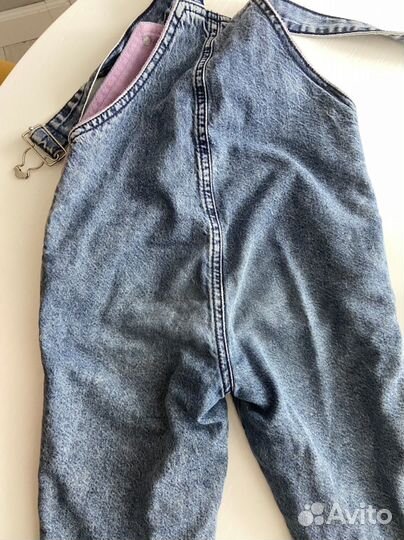 Джинсовый комбинезон для девочки 116