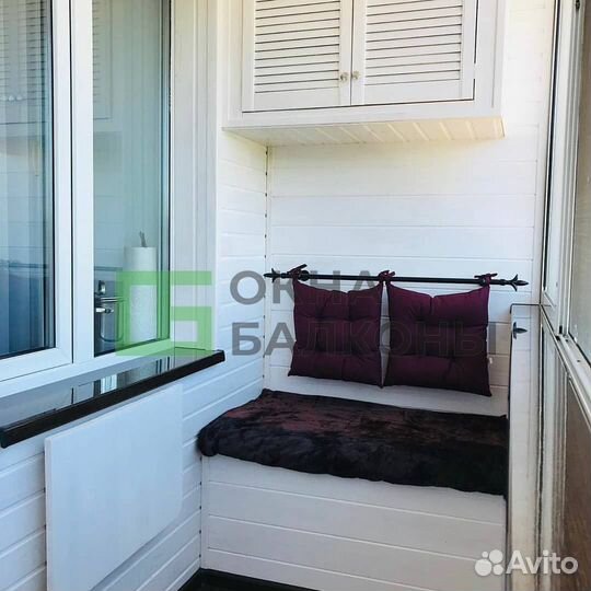 Остекление балконов. Окна пвх