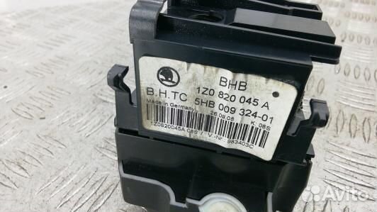 Блок управления печки и климат-контроля skoda octa