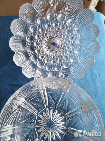 Салатники хрустальные