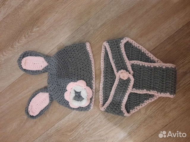 Комплект для фотосесии новорожденого зайка