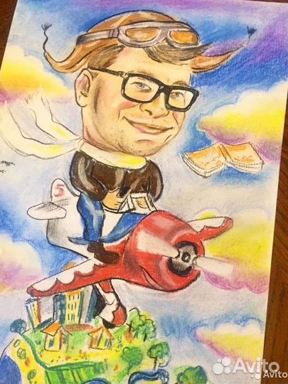 Шарж, художник