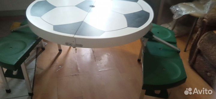 Новый складной детский столик со стульчиками