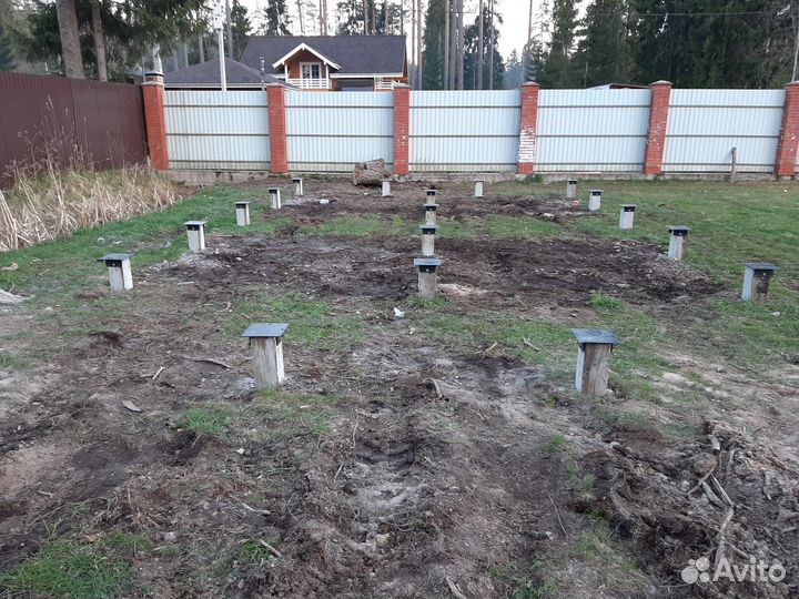 Монтаж жб свай