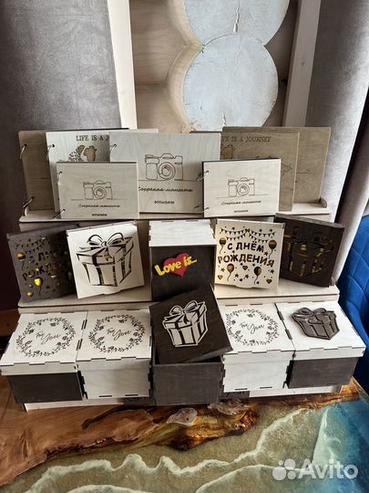 Изделия из фанеры / лазерная резка / гравировка