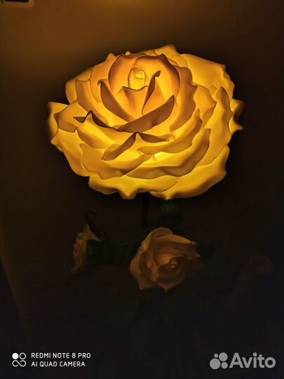 Светильники, торшеры, цветы из изолона