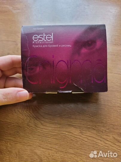 Краска для бровей estel цвет графит