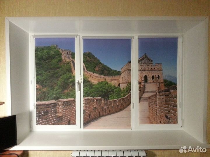 Рулонные шторы и жалюзи с фотопечатью