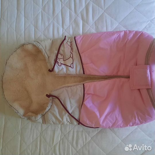 Конверт на выписку для девочки зима