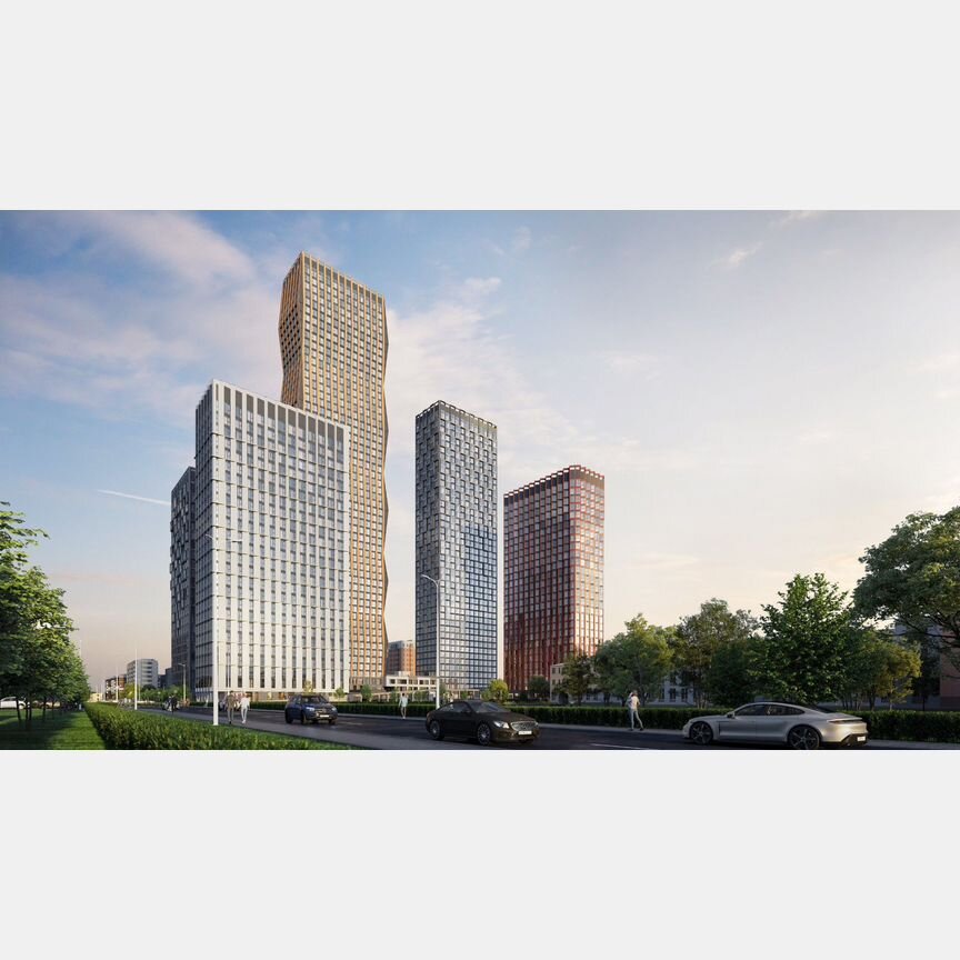 2-к. квартира, 67,5 м², 19/23 эт.