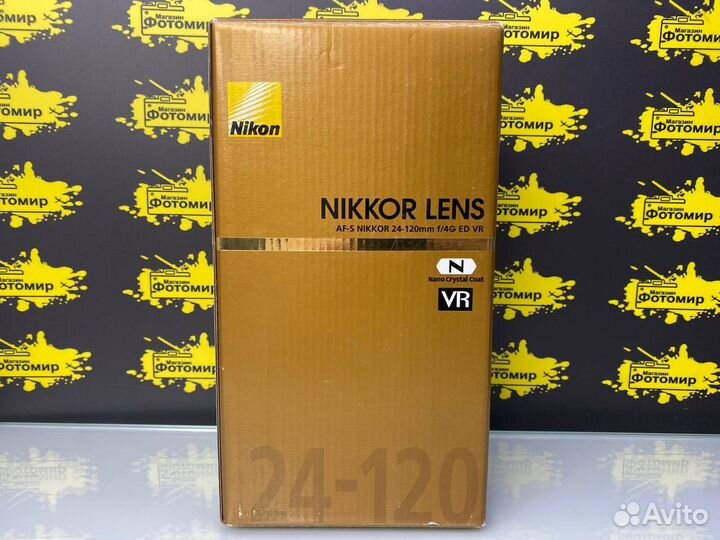 Nikon 24-120mm f/4G VR AF-S новый