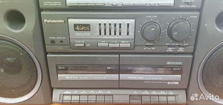 Кассетная магнитола panasonic rx-ct980