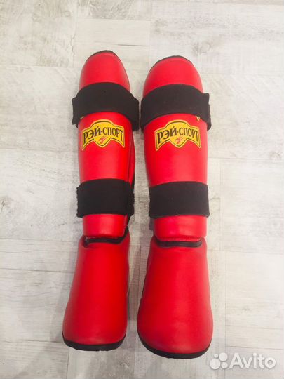 Щитки-полуфуты на голень Рей-спорт