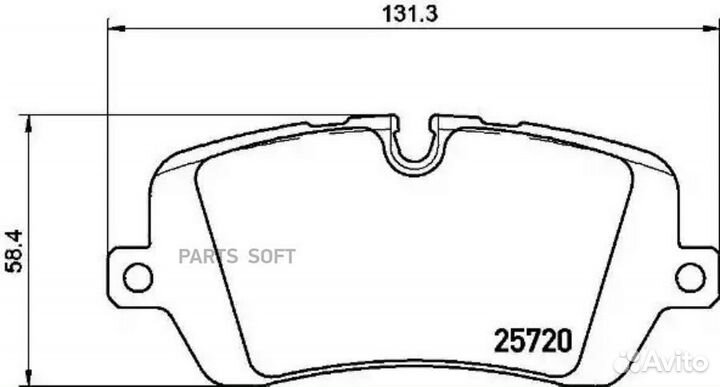 Brembo P44021 Колодки тормозные дисковые