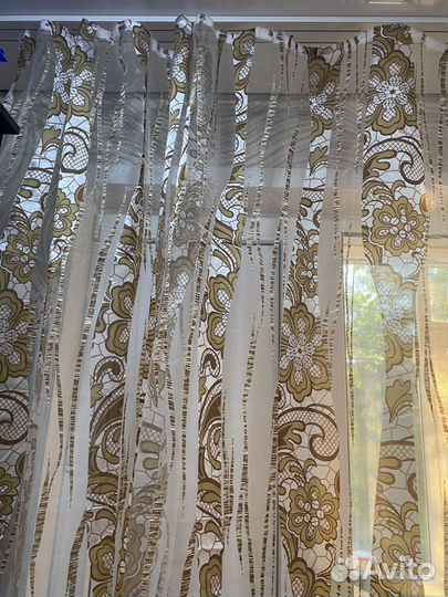 Шторы тюль органза - 2 шт