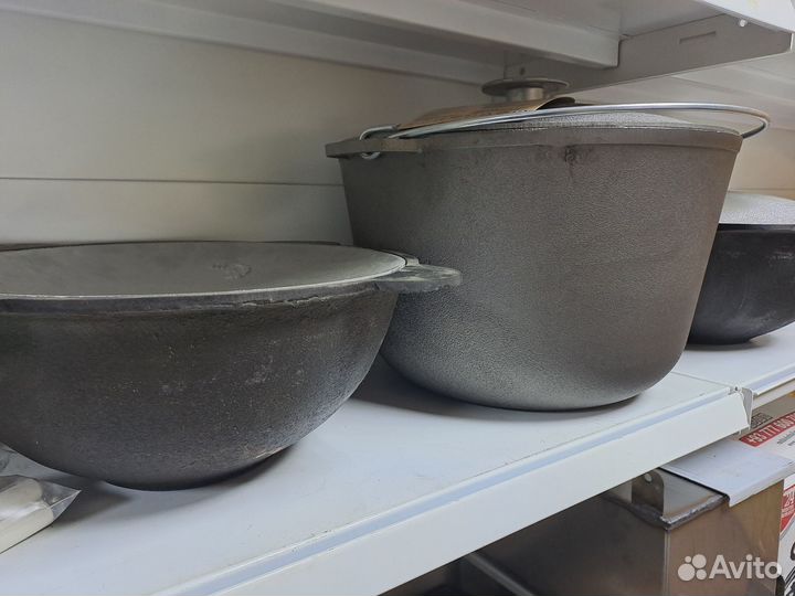 Казан чугунный с печью