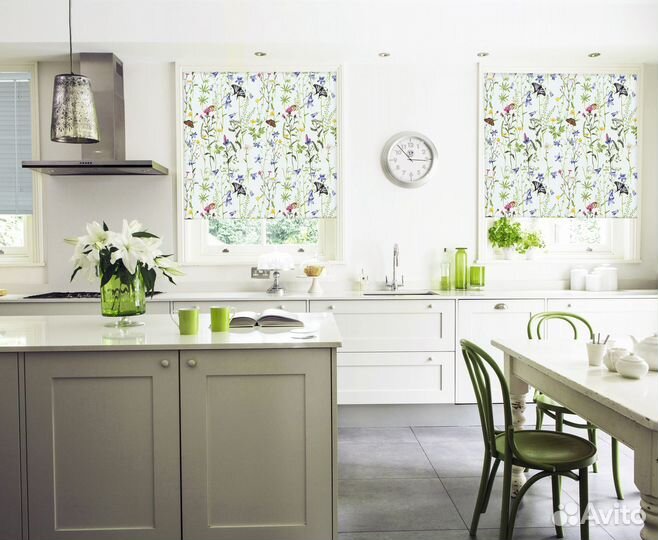 Рулонные шторы кассетные с рисунком на заказ