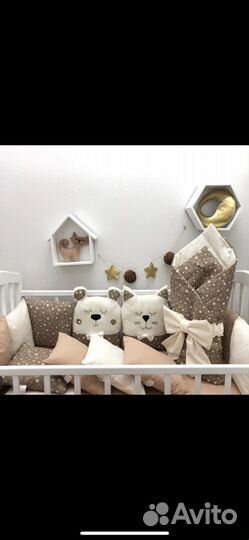 Бортики на кроватку