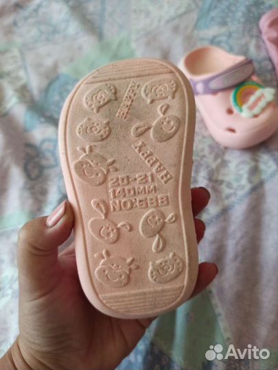 Купальник для девочки 98 и сабо 20-22