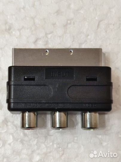 Переходник scart RCA Тюльпан