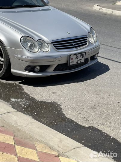 Передний бампер Mercedes benz clk 55