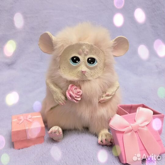 Игрушка пушистик ручной работы