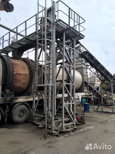 Асфальтобетонный завод на трассе М7 Москва-Казань