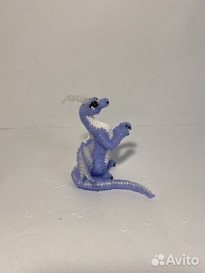 Амигуруми из бисера «дракон«