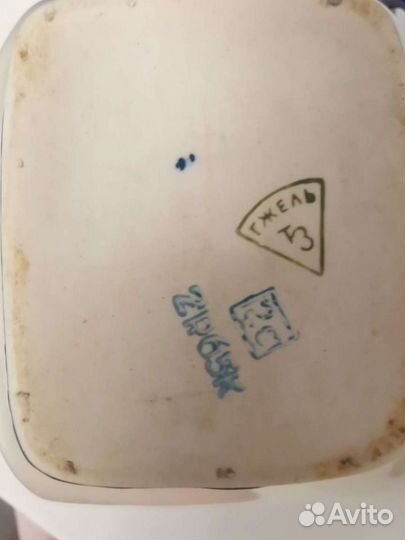 Гжель ваза СССР