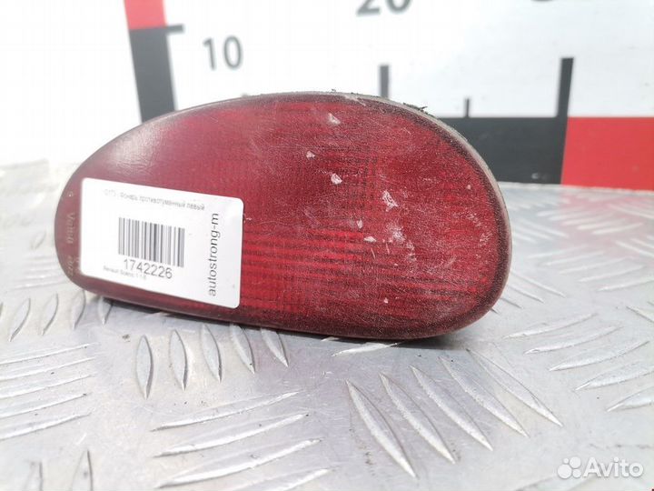 Фонарь противотуманный левый Renault Scenic 1998