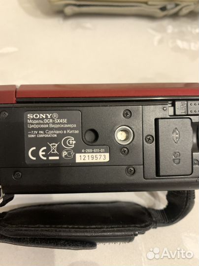 Видеокамера sony handycam dcr sx45e