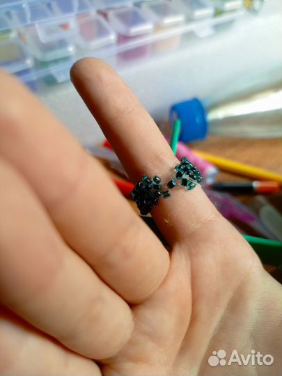 Кольцо из бисера Крымск