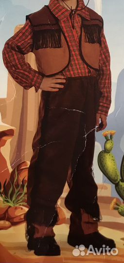 Костюм ковбоя 122 см (без шляпы)