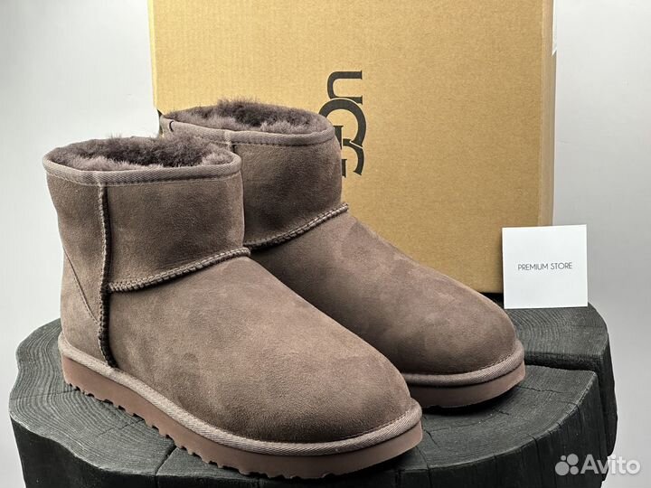 Угги UGG Classic Mini Chocolate натуральные