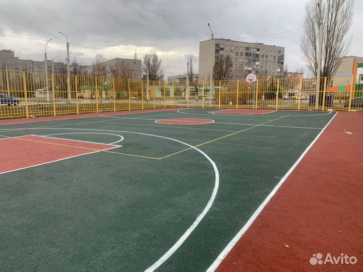 Бесшовное резиновое покрытие