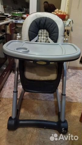 Стульчик для кормления graco blossom
