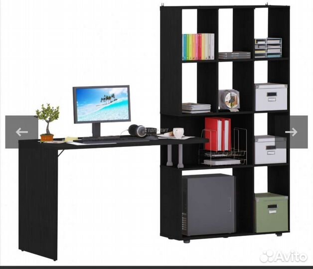 Стеллаж со столом