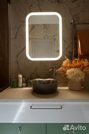 Зеркало с подсветкой на заказ