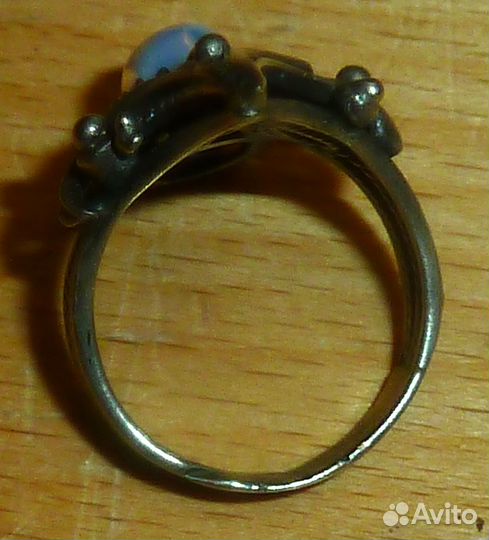 Кольцо Лунный цветок Размер 17 Скань