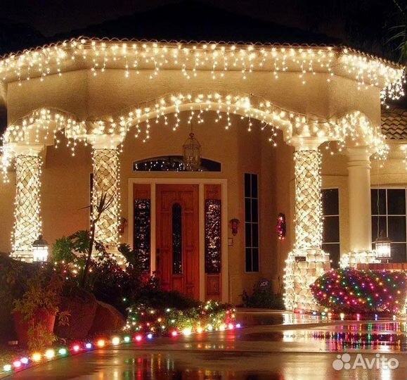 Гирлянды уличные