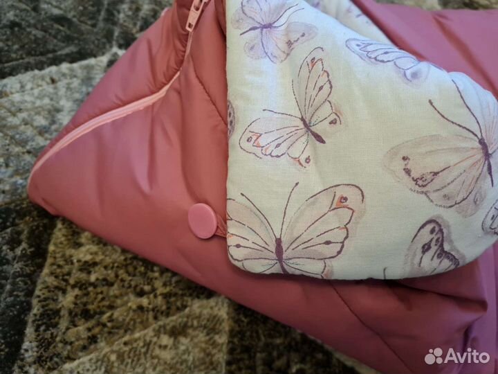 Конверт зимний для девочки