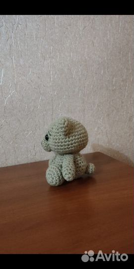 Вязанный медведь Валера