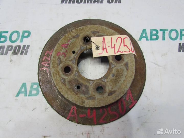 Диск тормозной задний для Honda Jazz 1 2001-2008г