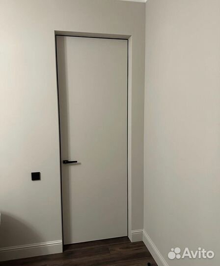 Скрытые межкомнатные двери под покраску