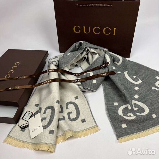 Шарф Палантин Gucci premium