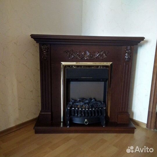 Угловой каминокомплект Адель