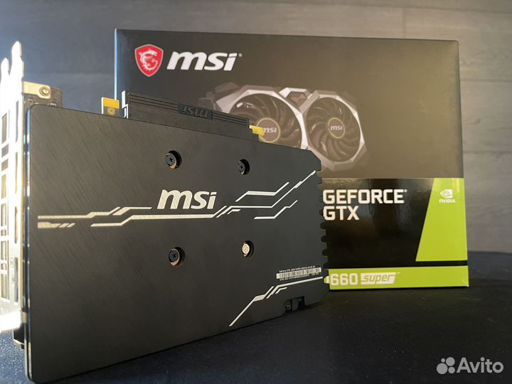 Видеокарта GTX 1660 super 6gb MSI Ventus